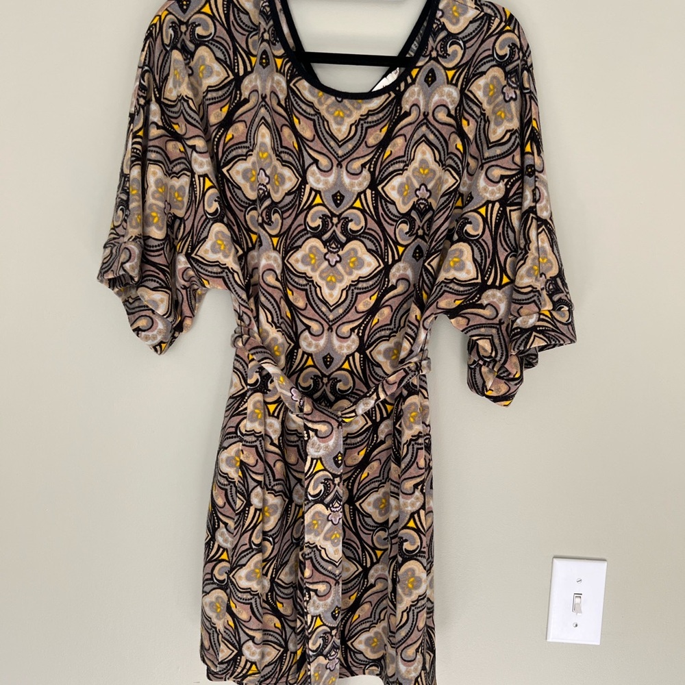 Aryeh Elegant geometric Patterned Dress